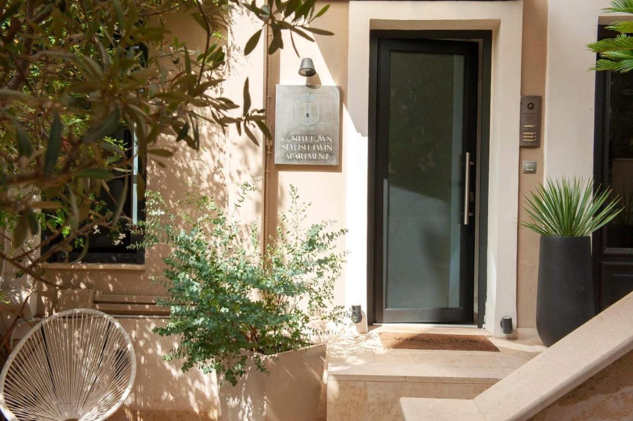Corfu Town Stylish Twin Apartment 外观 照片